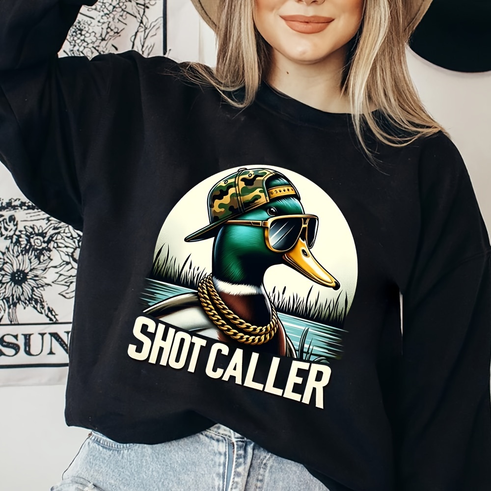 Cool Shot Caller Dark Shadow Duck Glasses Graphics Diy Iron - Temu