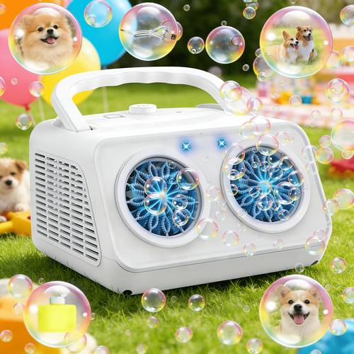 new automatic bubble machine bubble blower with 2 fans producing over 20000 bubbles per minute 14 portable bubble machines operated by plugins or batteries for indoor and outdoor birthday