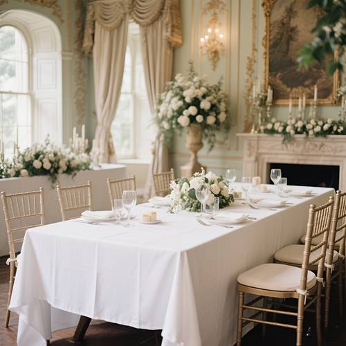 1 elegant white rectangular tablecloth weddings parties and outdoor events made of durable polyester with multiple size options