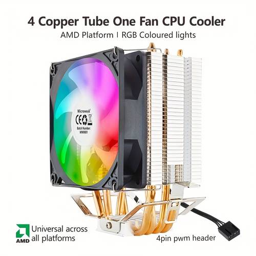 full copper tube cpu coolers amd desktop universal air cooling cooler