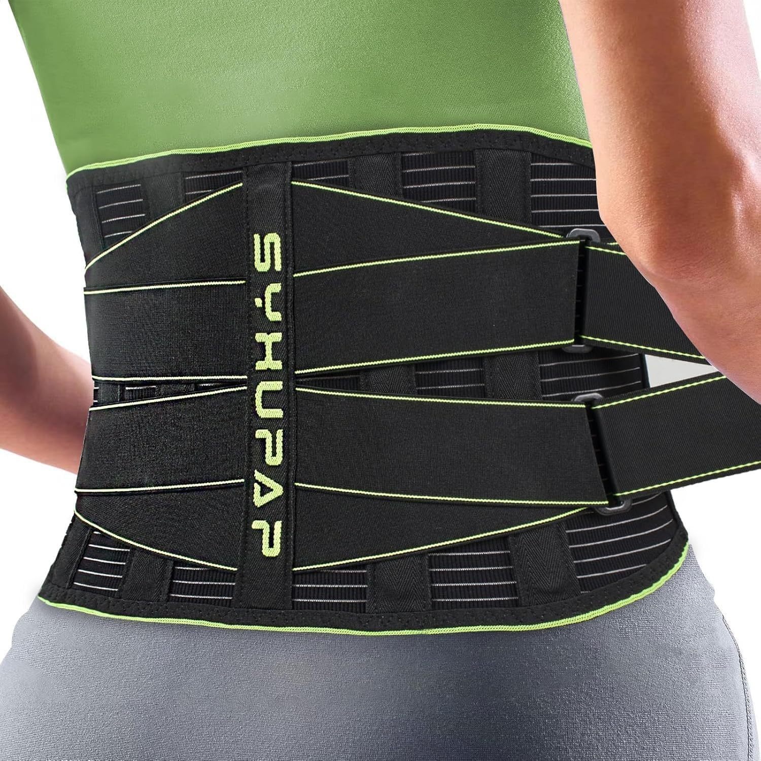 Men Women Lumbar Support Belt, Dual Adjustable Straps Back Support Brace, Breathable Waist Support For Office, Leisure, Sports, Heavy Lifting, Housework & Daily Activities