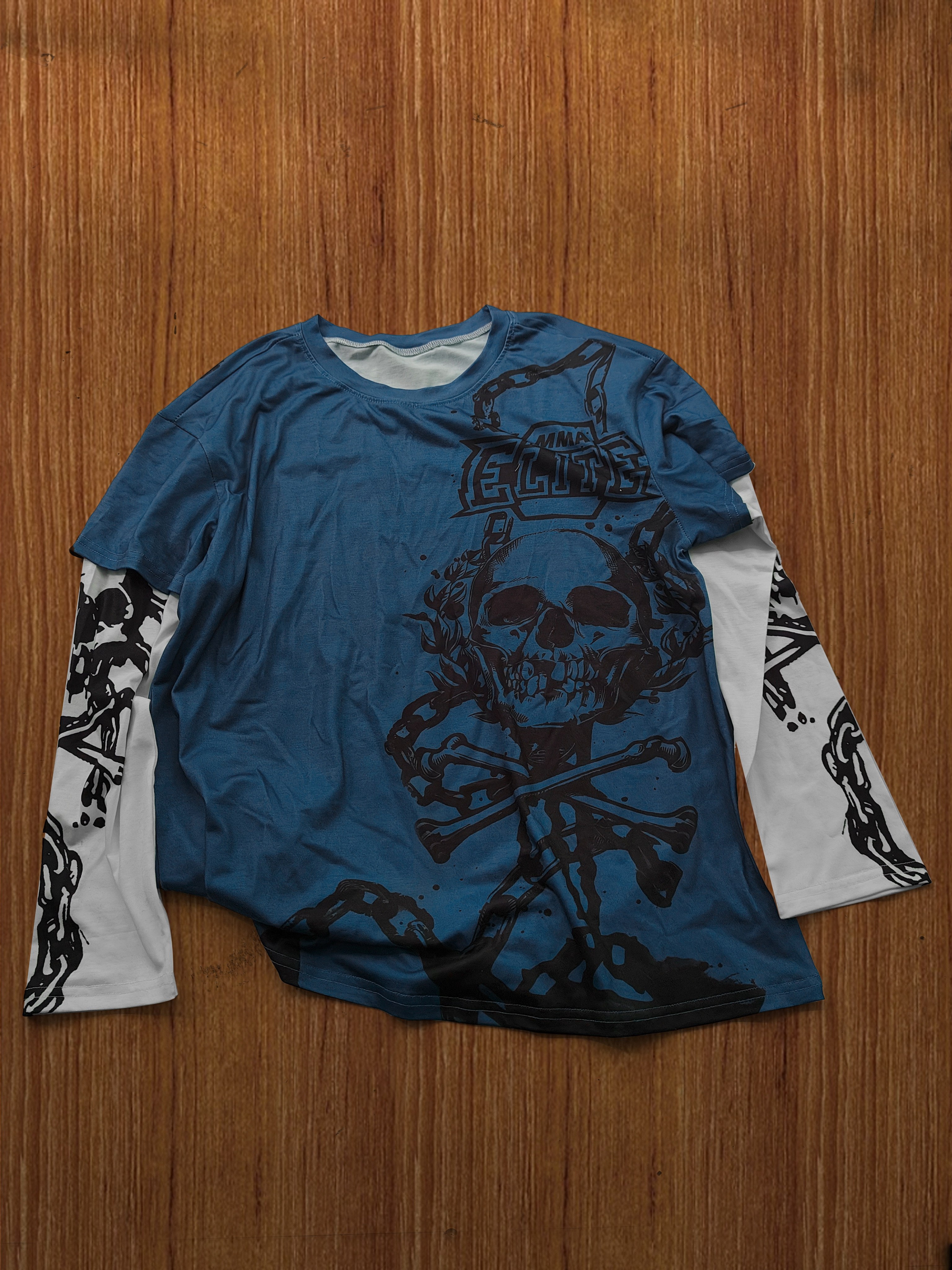 y2k skull shirt sold on Temu United States