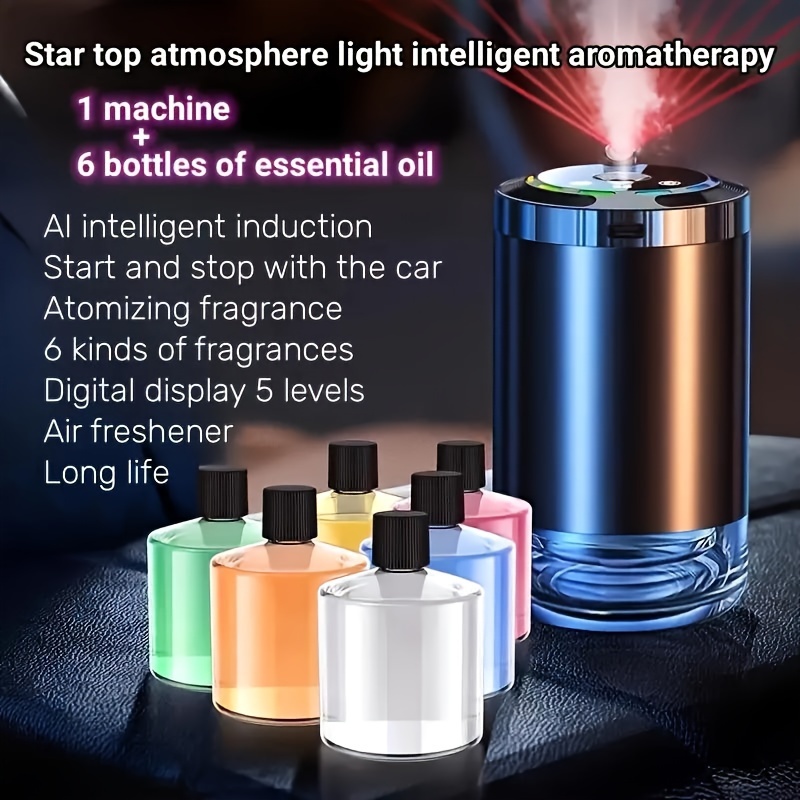 Star Top Atmospheric Lights Air Humidifier Ai Smart Sensing - Temu