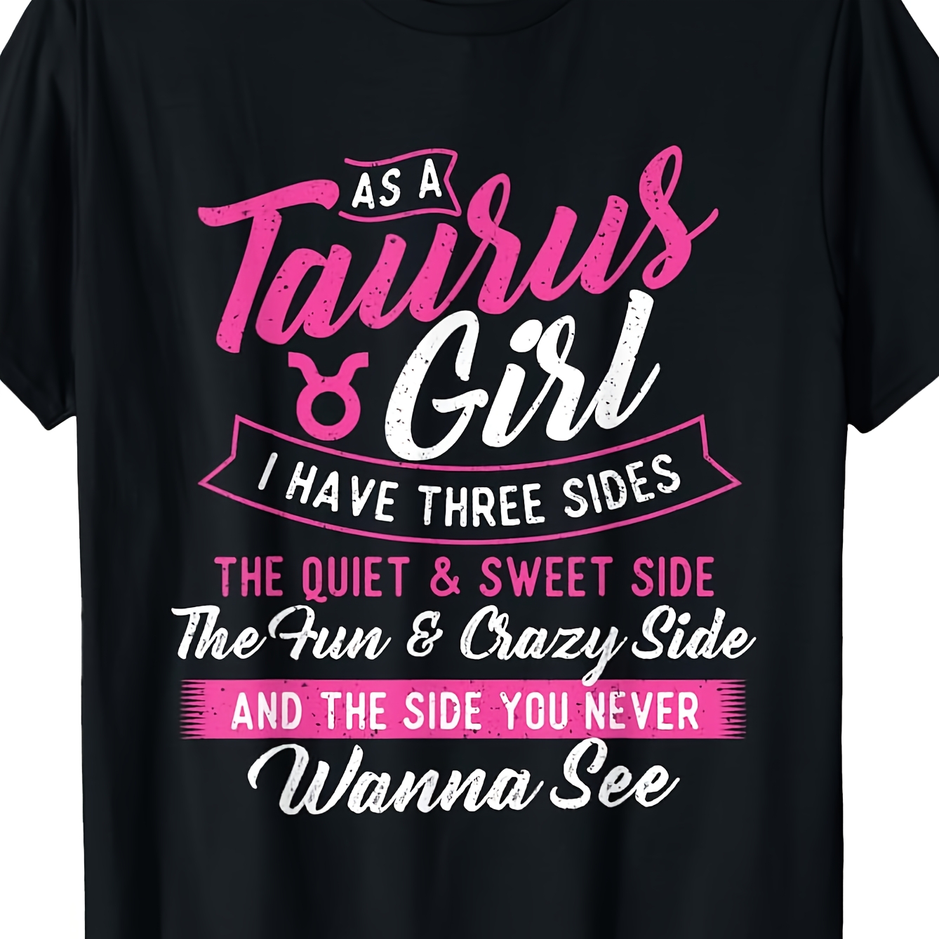 

100% Made In Usa, 180g As A Girl I Have Sides - Zodiac Sign T-shirt