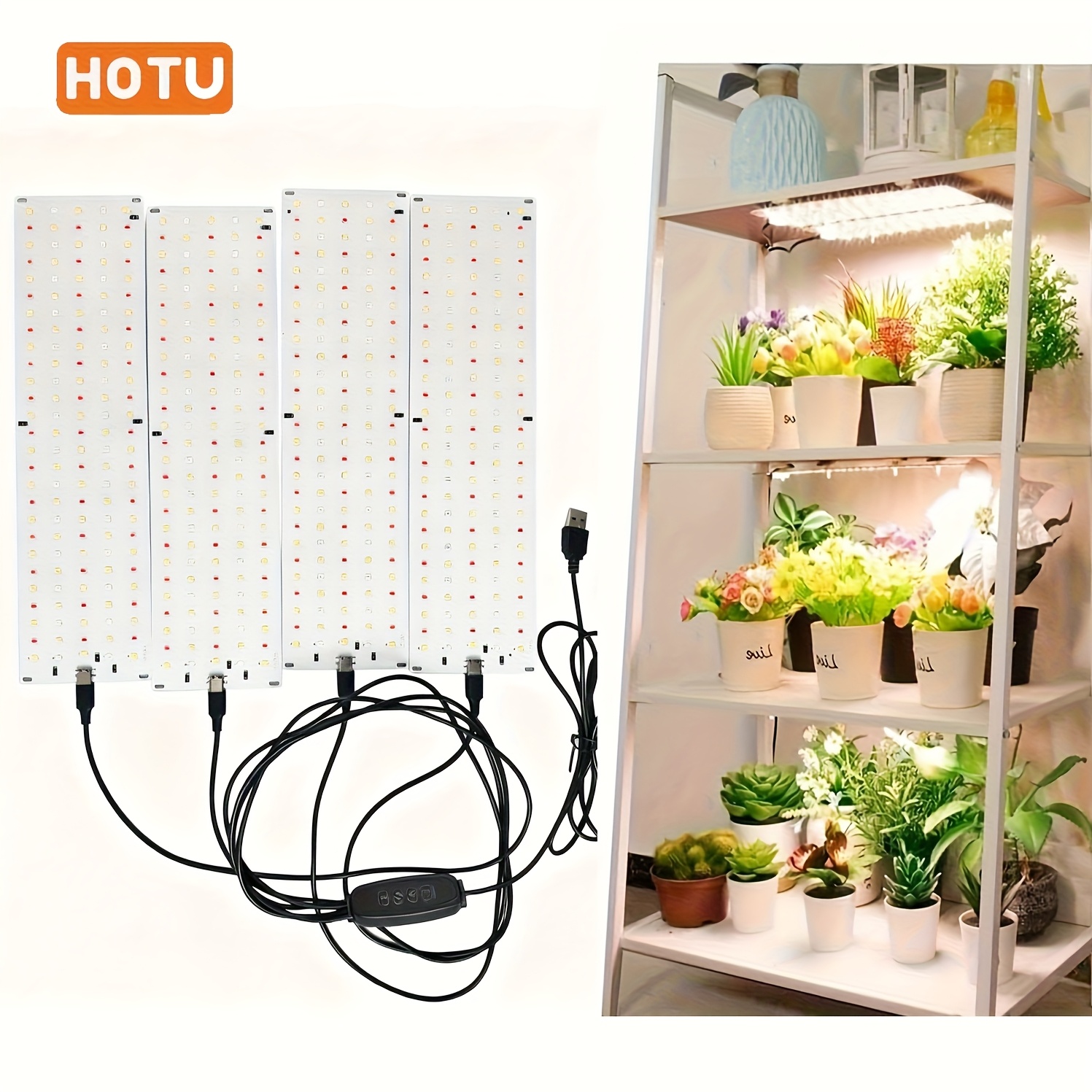 4 stck pflanzenlampe ultraflache pflanzenleuchten - Temu Austria