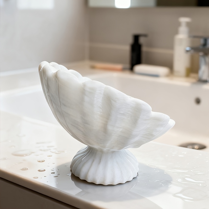 Shell-Shaped Jewelry Box with Seashell Design