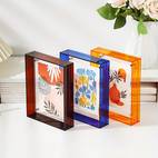 acrylic photo frame set 1pc vertical plastic picture frame for tabletop display oblong transparent frames for wall art certificates posters