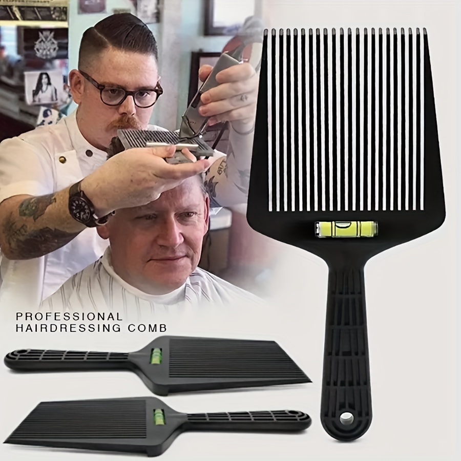 TEMU Professional Hair Styling Comb - Abs Plastic, Ideal For All Hair Types, Barbers & Salons, Hairdressing, Styling Tools