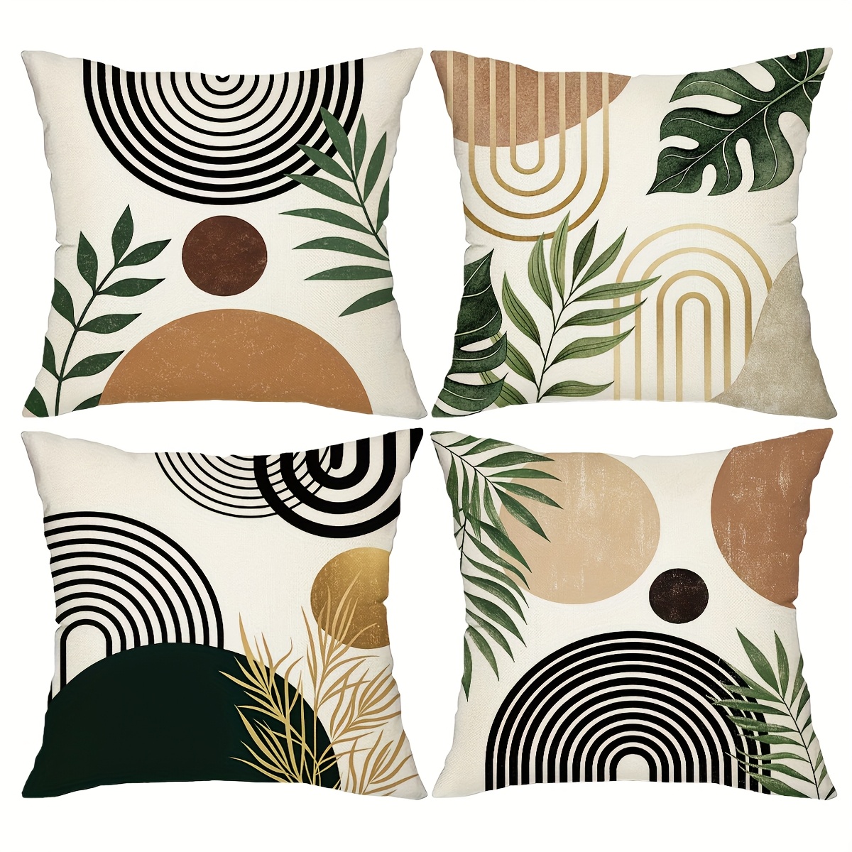 Housse De Coussin Pharell, Vert, 45 X 45 Cm, INSPIRE | Leroy Merlin