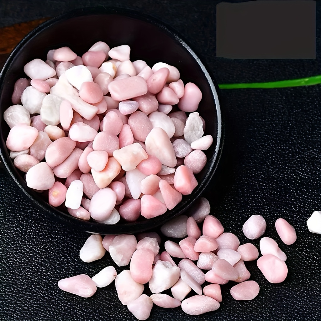 

50g Pink Opal Stone Chips, 7-9mm Polished Gravel For Diy Crafts, Jewelry Making, And Home Decoration - Natural Elegant Stones For 's Day, Christmas, Valentine's Day Gifts, Jewelry Making Supplies