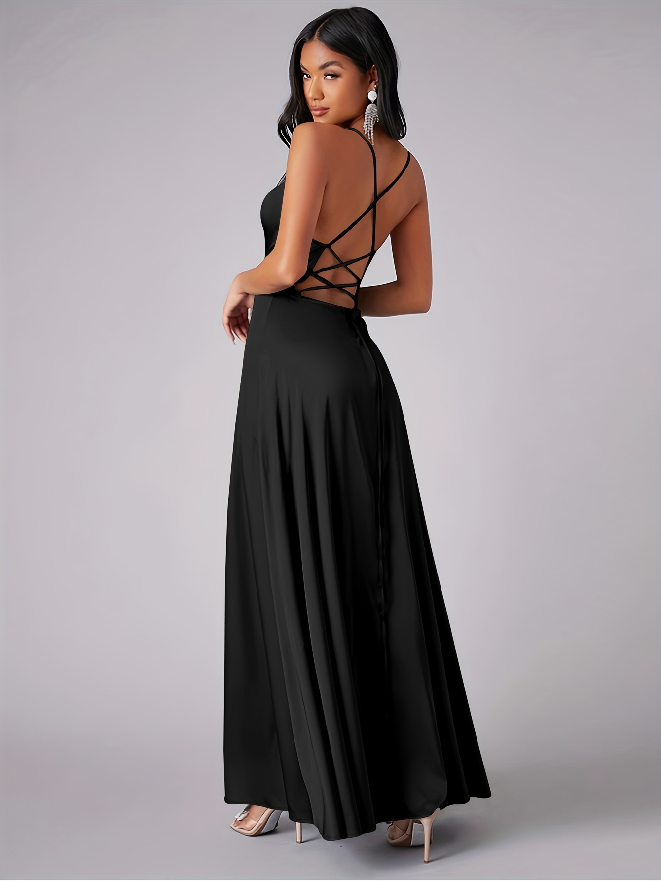 sachin and babi light blue dress FS7518 2022 Summer Hot Sale Backless Long Dress