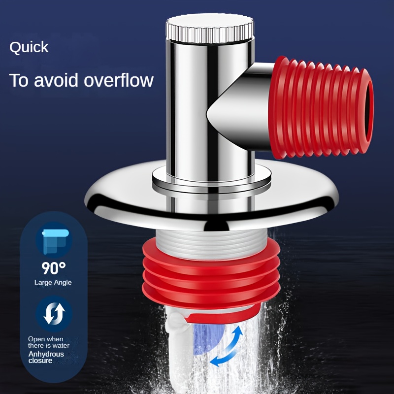1pc washing machine drain hose adapter anti backflow seal for bathroom toilet durable plastic details 3