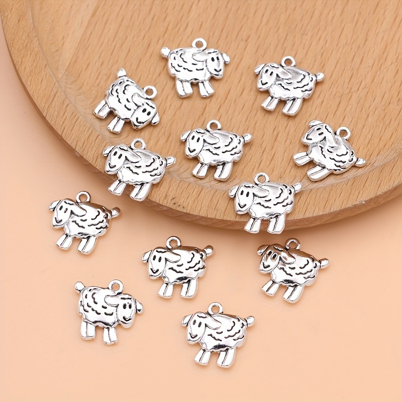 Lot De 10 Breloques Argent Bourdon/abeilles - Pendentifs Artisanaux Pour Bijoux