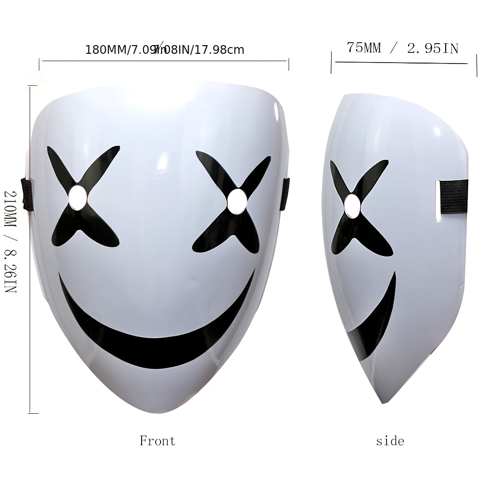 3pcs Leech Performance Masks, Funny Full Face Masks Set