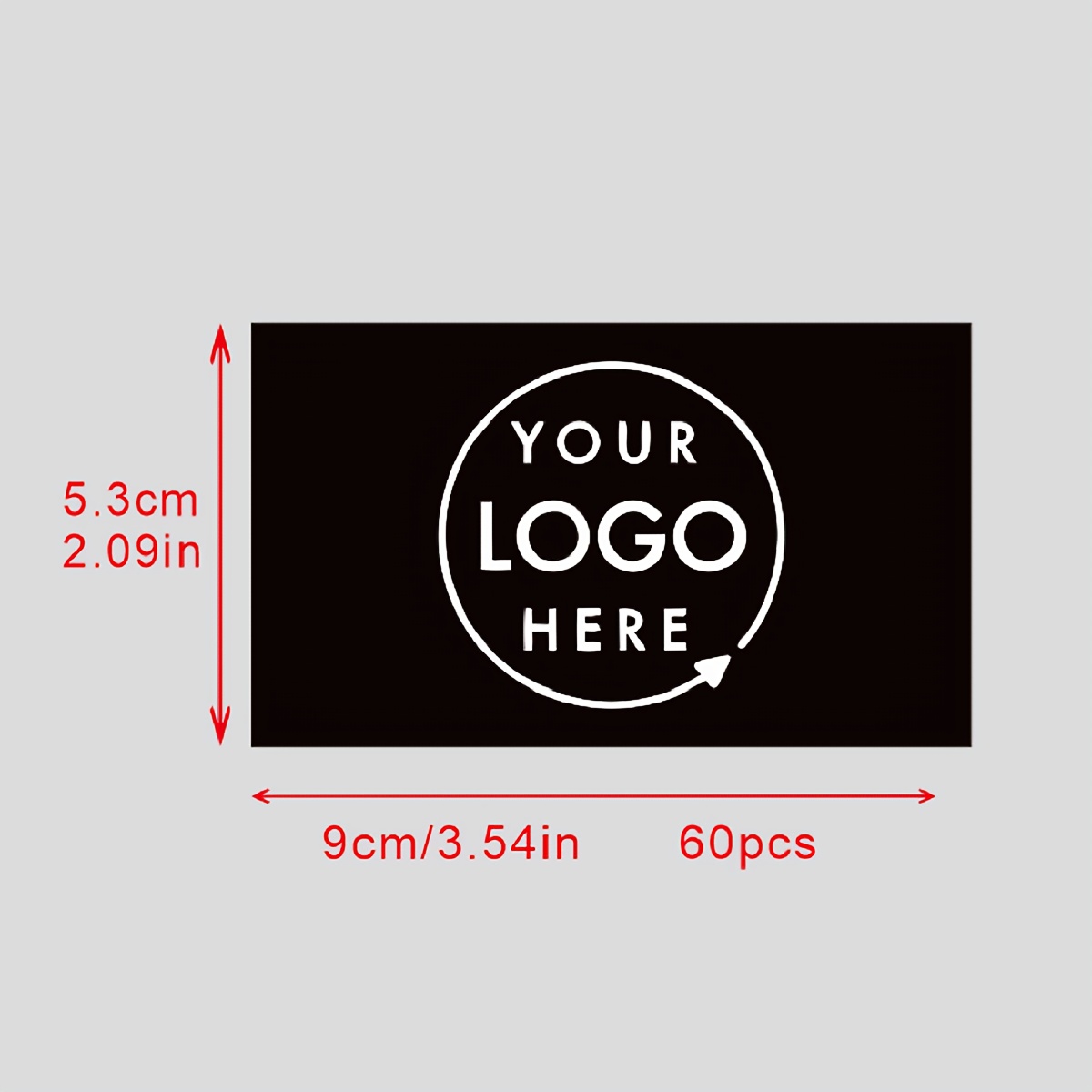 TEMU Custom Cards, 60pcs - Personalized Business & Birthday Gift Cards With Custom Messages