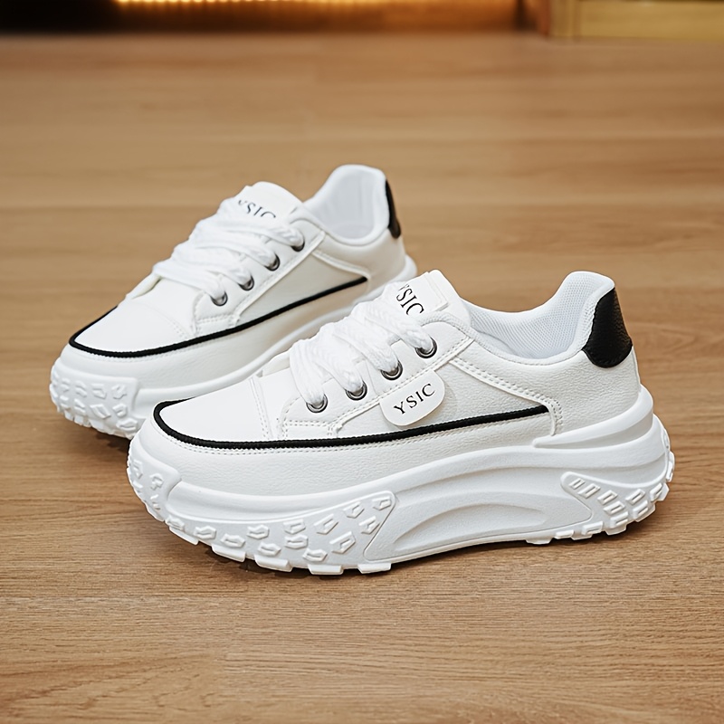 TEMU High Level Small White Shoes Women 2024 Fall New Inner Increase Women's Shoes Comfortable Casual All- Shoes Women, Women Shoes, Sneakers
