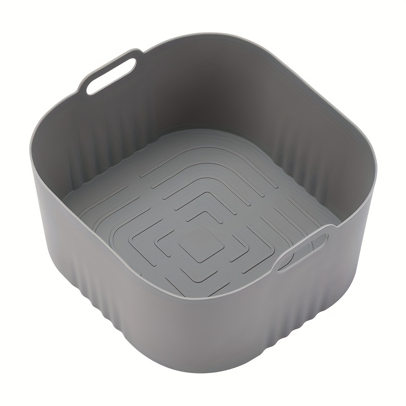 Square Air Fryer Silicone Baking Tray, Silicone Lining, Carbon Steel Bread  Pan, Mini Cake Mold, BBQ Tool Set for Philips HD9252 HD9200 HD9255