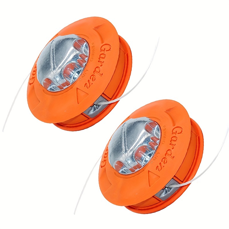 

2pcs Trimmer Heads, M10x1.25 - Plastic For Lawn Mowers & Garden Tools, Trimmer Head, Lawn Mowing, , Power Tool Accessories