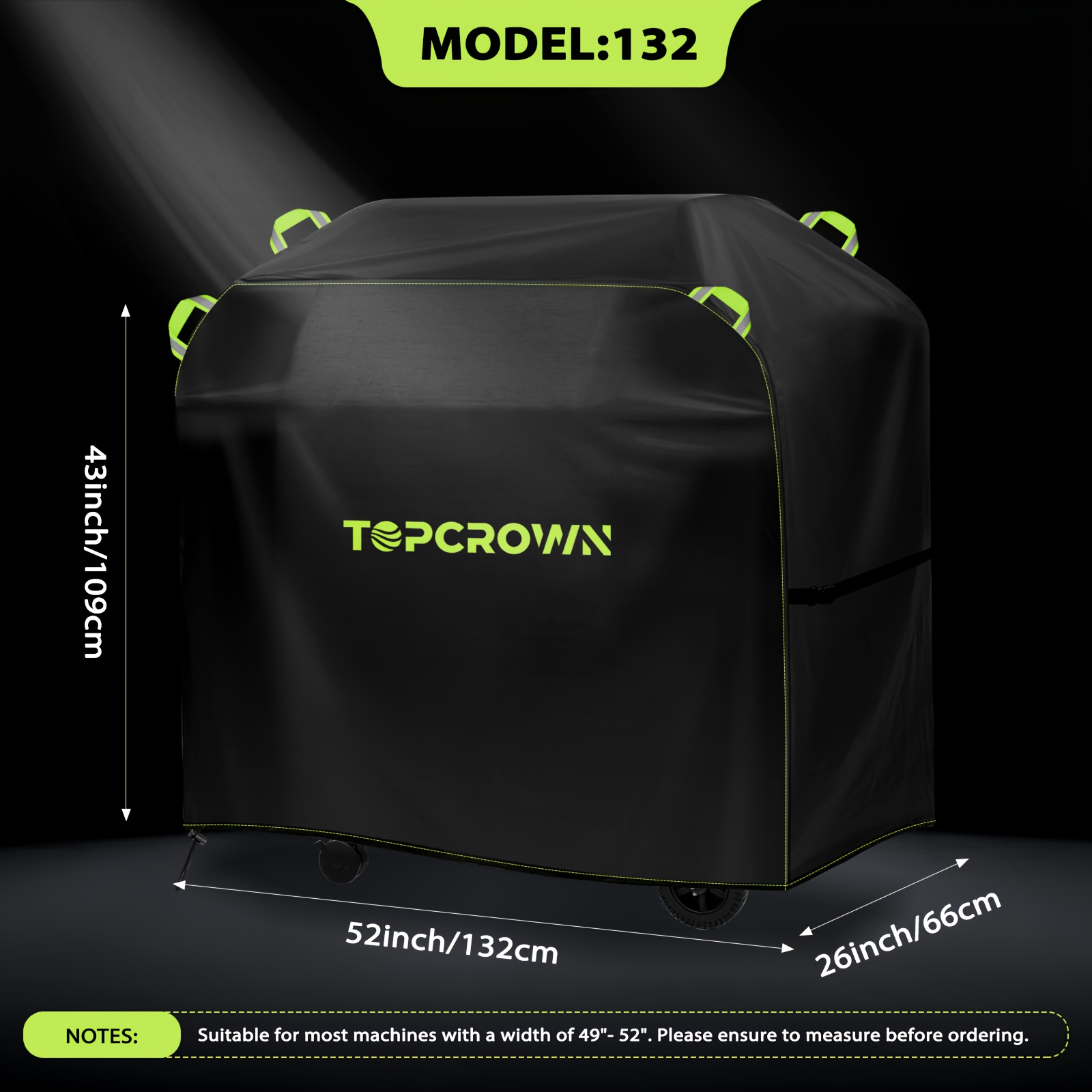 Tankabdeckung 30x50cm Wasserdicht - UV-Schutz Für Propan Tank Mit Kordelzug