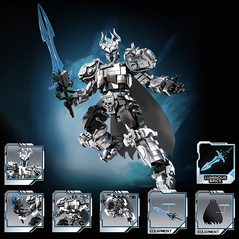 1289pcs Armored Robot Warrior Building Block Set