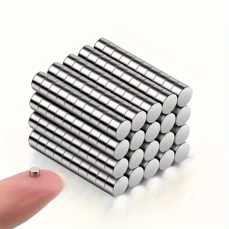 

280-piece Strong Neodymium Magnets Set - 4x1.5mm Mini Round Disc Magnets For Magnetic Board, Photos, Whiteboards - Durable Metal Material