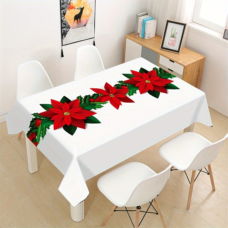 

1pc Christmas Tablecloth - , , To , For Dining Decor, To , For