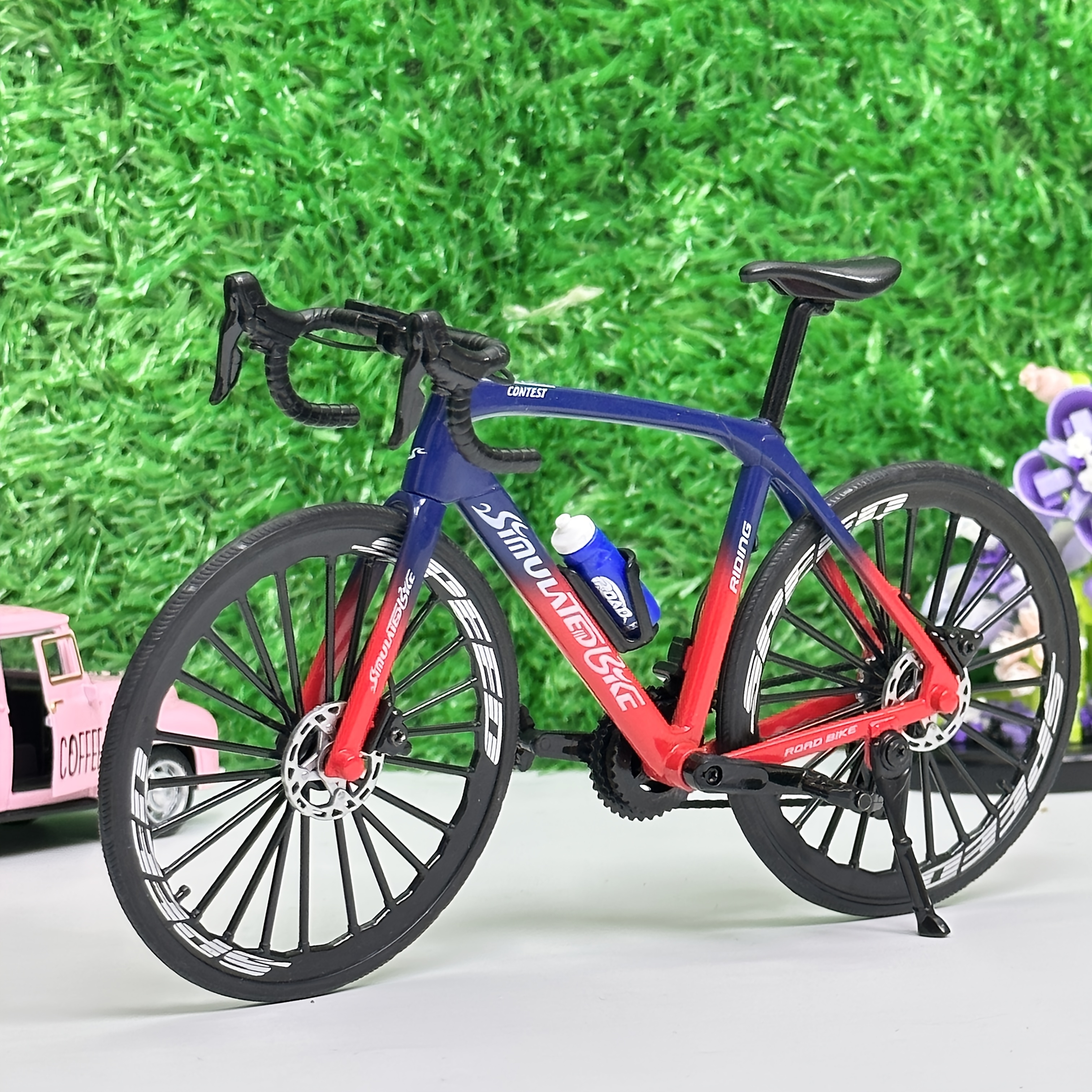 Mini Vélo VTT Métal 1:6 - Collection Miniature Pour Bureau Et Décoration Cyclisme (5 Modèles)