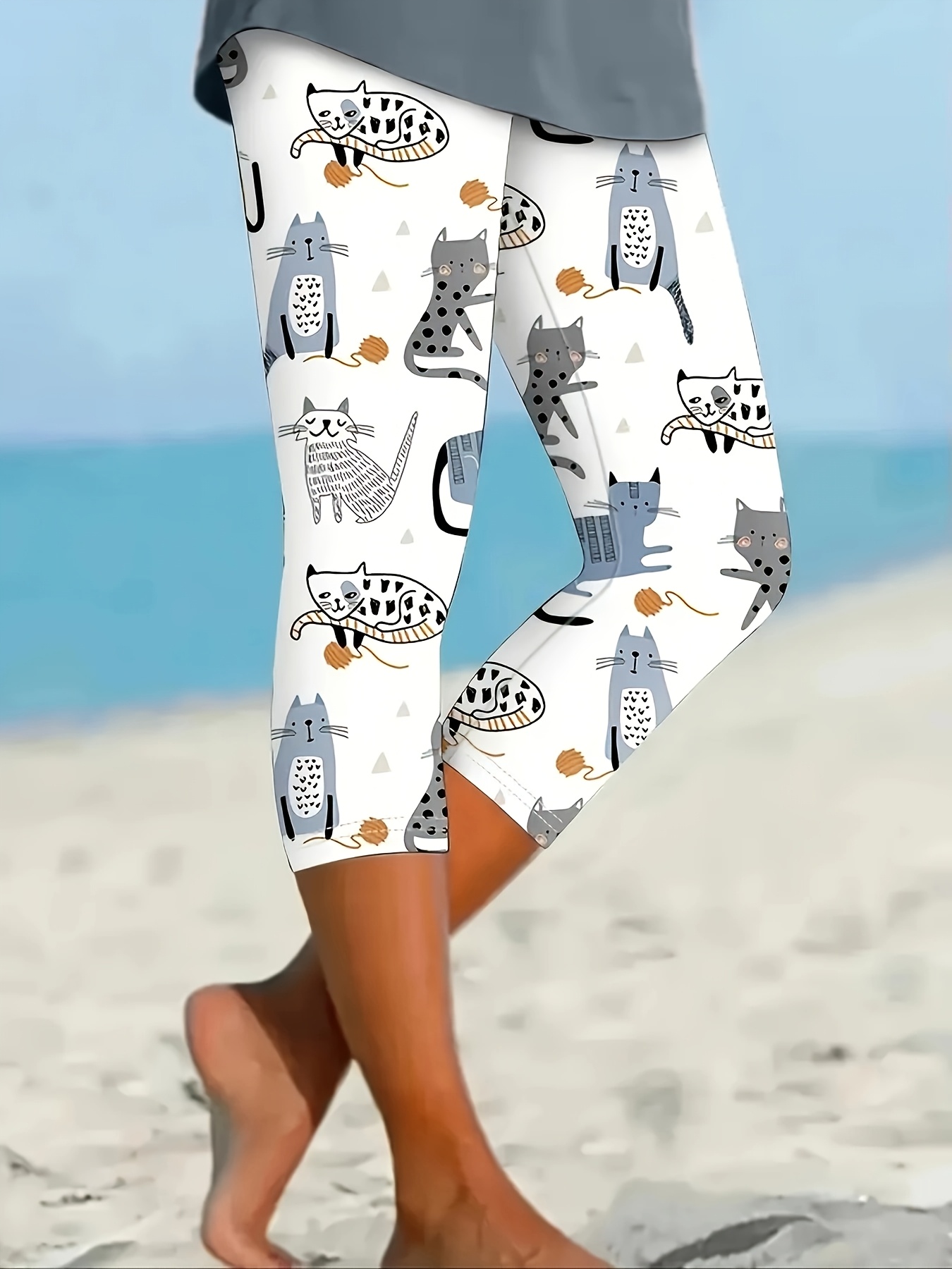 Colorful Cat Print Legging – LA Soul Inc
