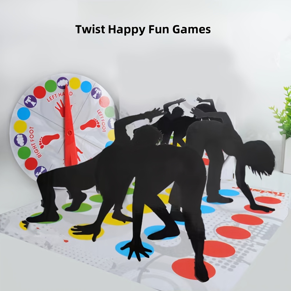 

Game Mat - Pvc Twisting Dance Pad With Spinner Board For Party & - Enhances Physical Coordination & Balance For 3-6