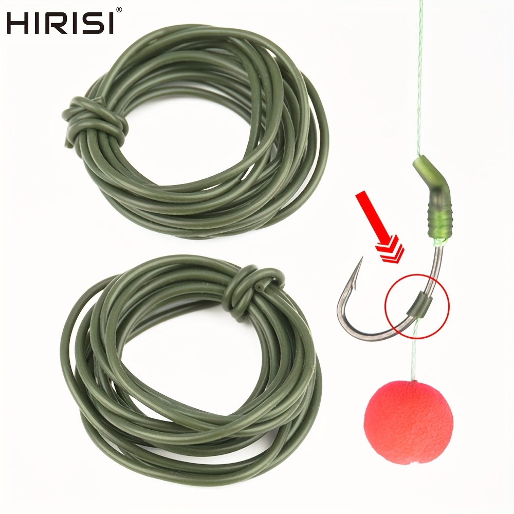 

Hirisi Carp Fishing Hook Silicone Tube Anti-tangle Rig Tubing For Safety Lead-clip System Size 0.5,0.8