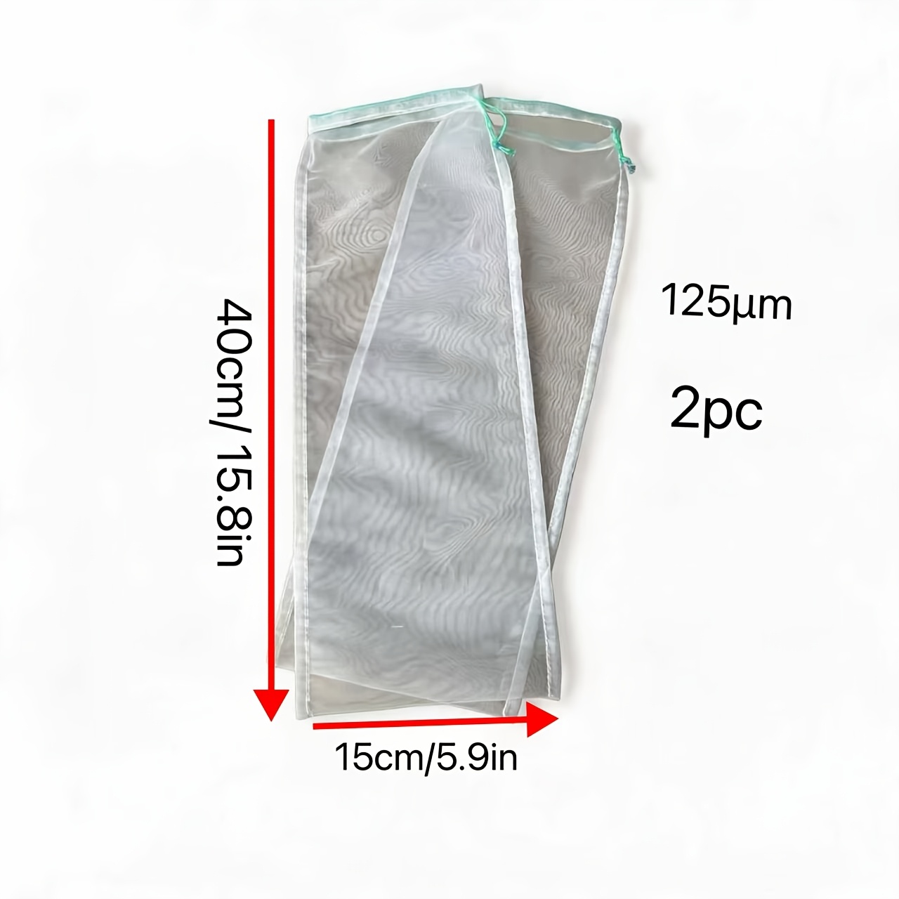 TEMU Sacchetto filtro , filtro a rete da 125 micron, rete filtro in nylon