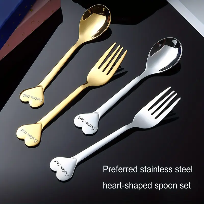 2pcs personalized and fun laser engraving tableware set christmas and birthday gifts for mom christmas gifts holiday gifts party gifts birthday gifts Product details 0