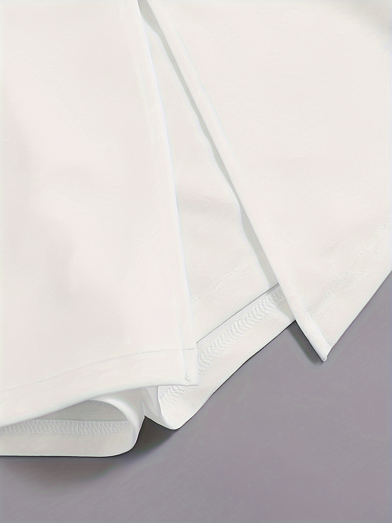 Split Asymmetrical Hem Skort, Casual Short Style Back Skort, Women's Clothing