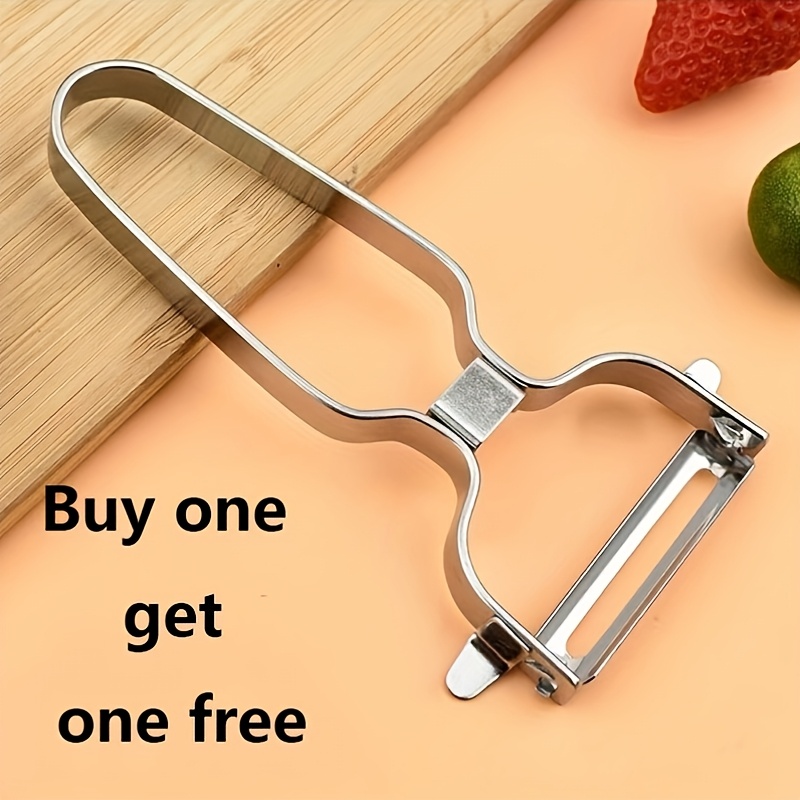 

Stainless Steel Vegetable Peeler With Straight Blade - Kitchen Gadgets & Tools - Fruits, Potatoes, And More