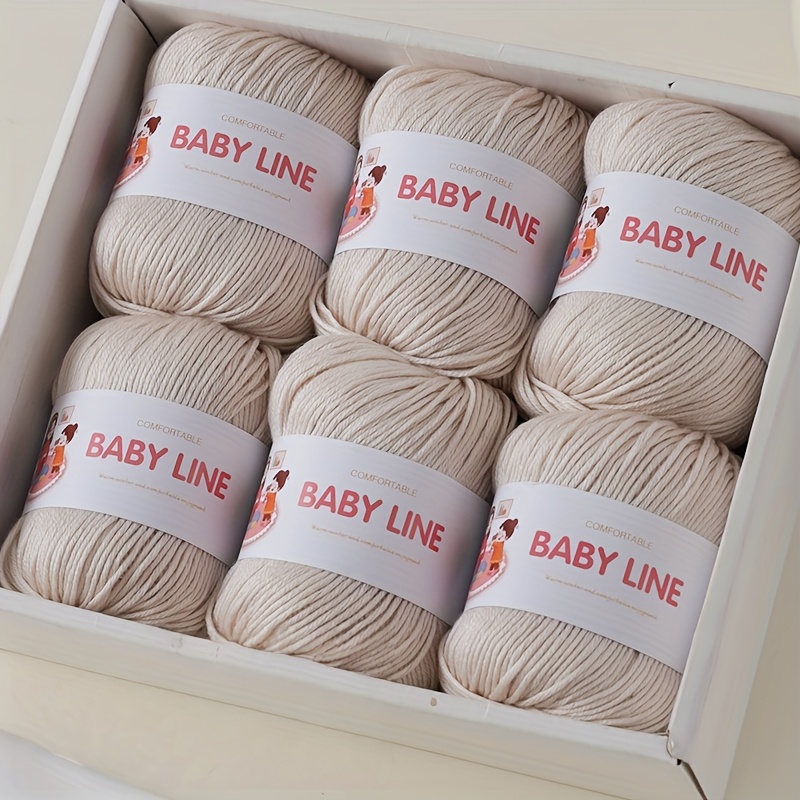 Image of Luxury 6-pack Skin-friendly Soft Medium-fine Yarn 300g (10.5oz) – Multiple Colors For Hand Knitting Sweaters, Scarves, Hats, Blankets, Etc