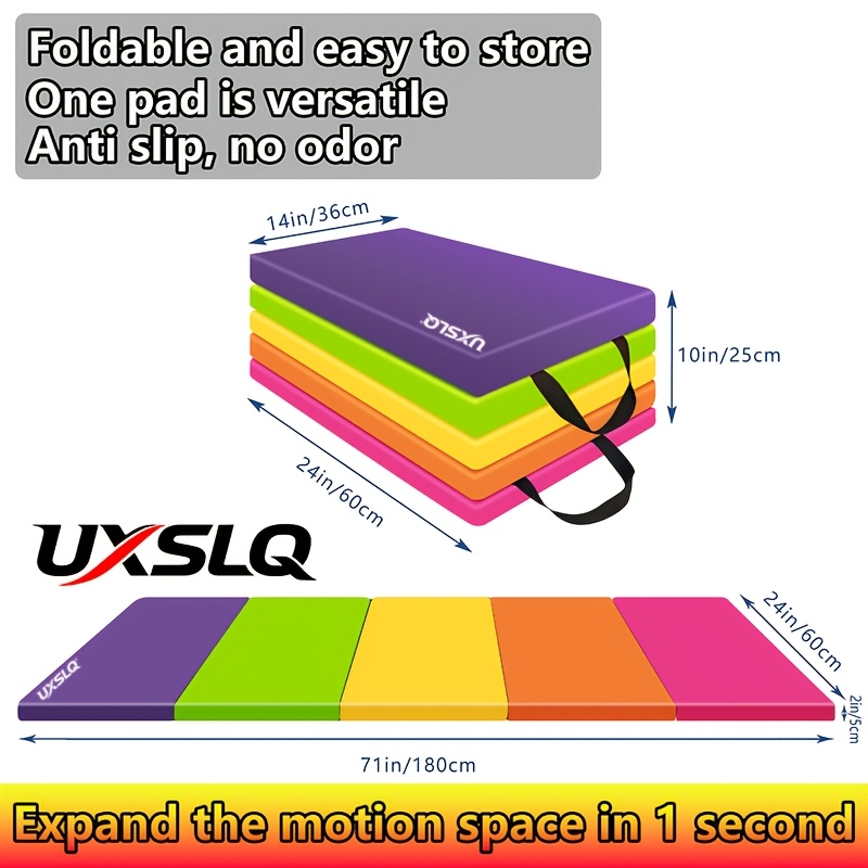 Multifunctional Five-Fold Aerobic Fitness Gymnastics Mat