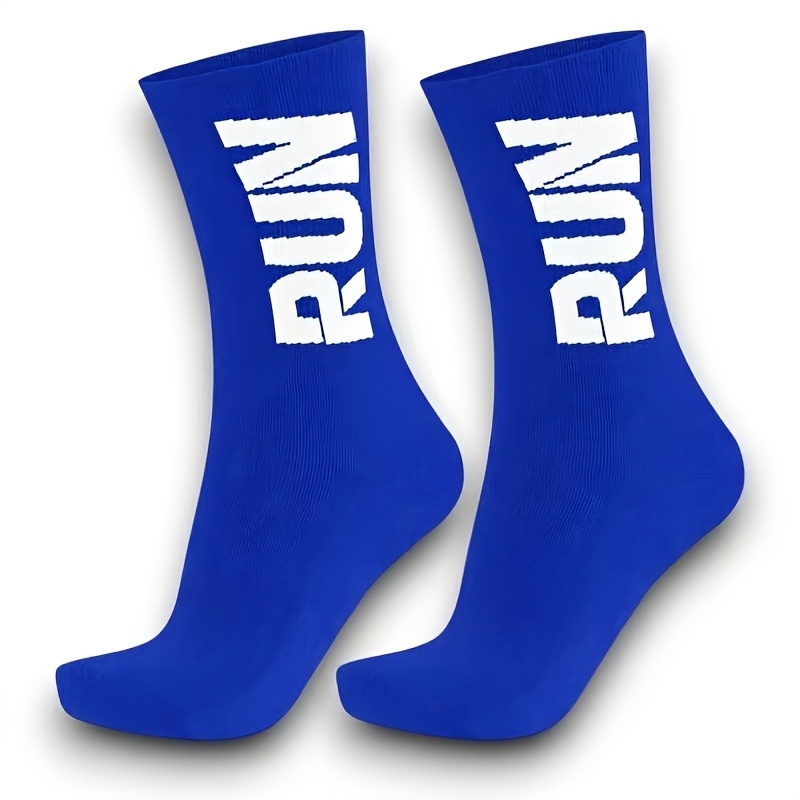 TEMU 1/2/4pcs Set Of Neutral Letter Print High Socks | Men's Gym And Round Neck Running Socks (/rose Optional) Size: 37-44 (men's Shoes . 6.5.5,