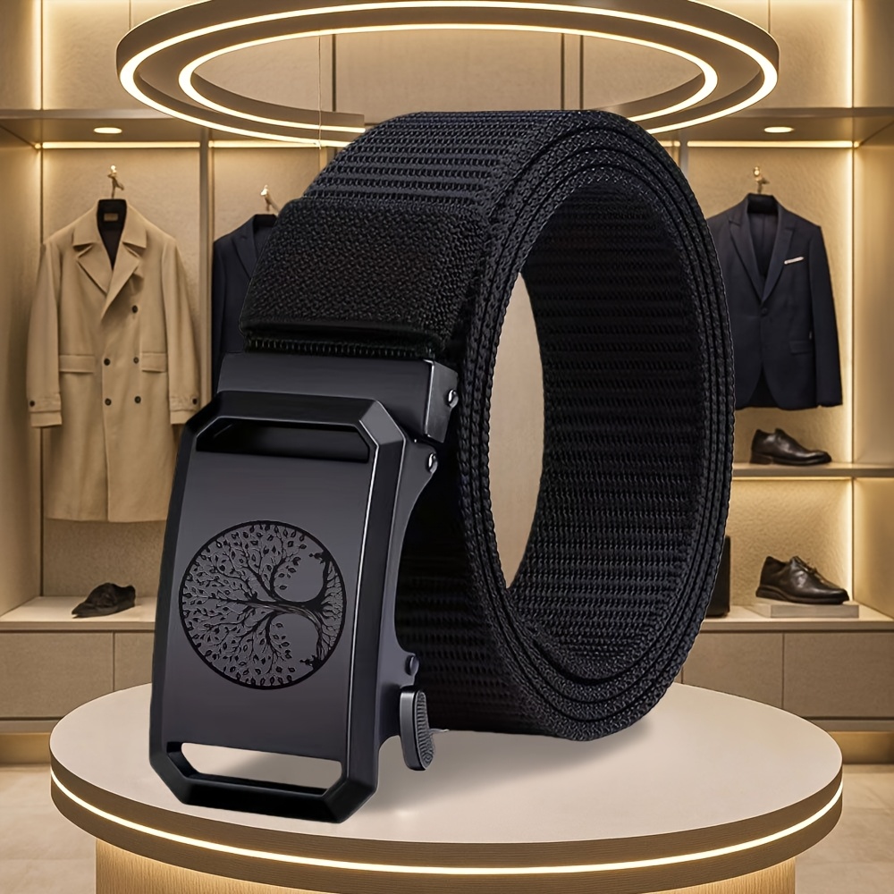 TEMU 1pc Cintura Casual da Originale, Cintura da Lavoro con Stampa Albero della Vita, Adatta , Cintura da Lavoro per , Regalo , Senza Scatola