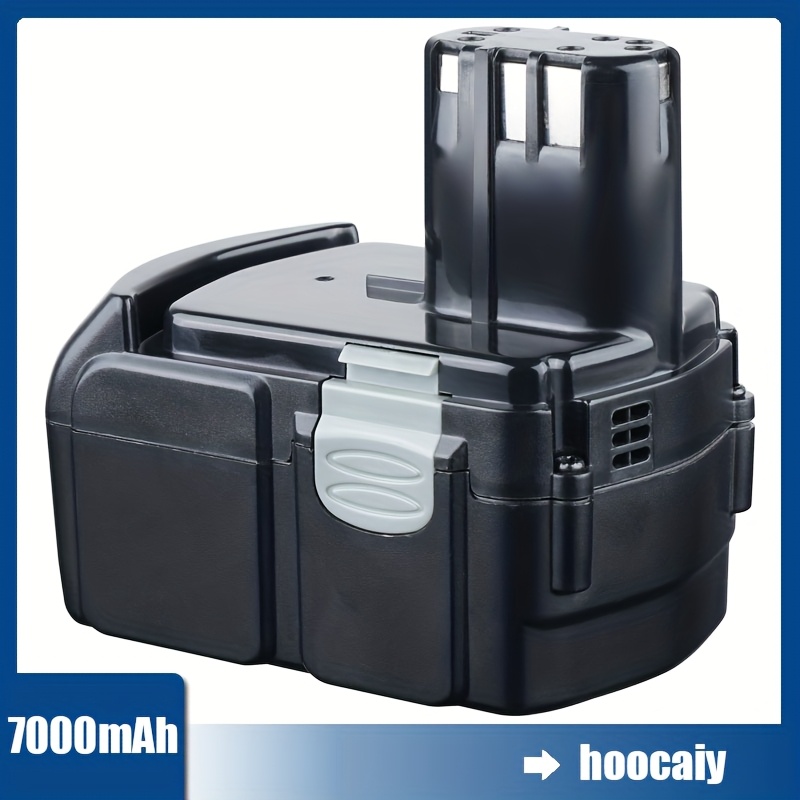 TEMU 7000mah Extended Life Battery For Hitachi Ebm1830 Rll1810b Bcl1820 Bcl1825 Bcl1830 Bcl1830 Bcl1840 18v Lithium-ion Battery For Cordless Tools