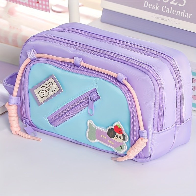 New Portable Pencil Case, Stationery Bag, Toiletry Travel Bag,  Multi-Functional Pen Holder, Stationery Organizer, Pencil Box, Marker Pen  Case, Pen