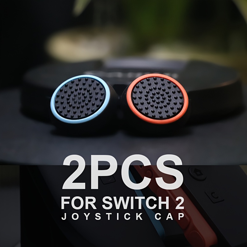 TEMU Capsule Joystick Originali per Joy-Con 2 (Compatibili con Switch 2/NS2) | Grip NS, Design Antiscivolo per un di Gioco Migliorato
