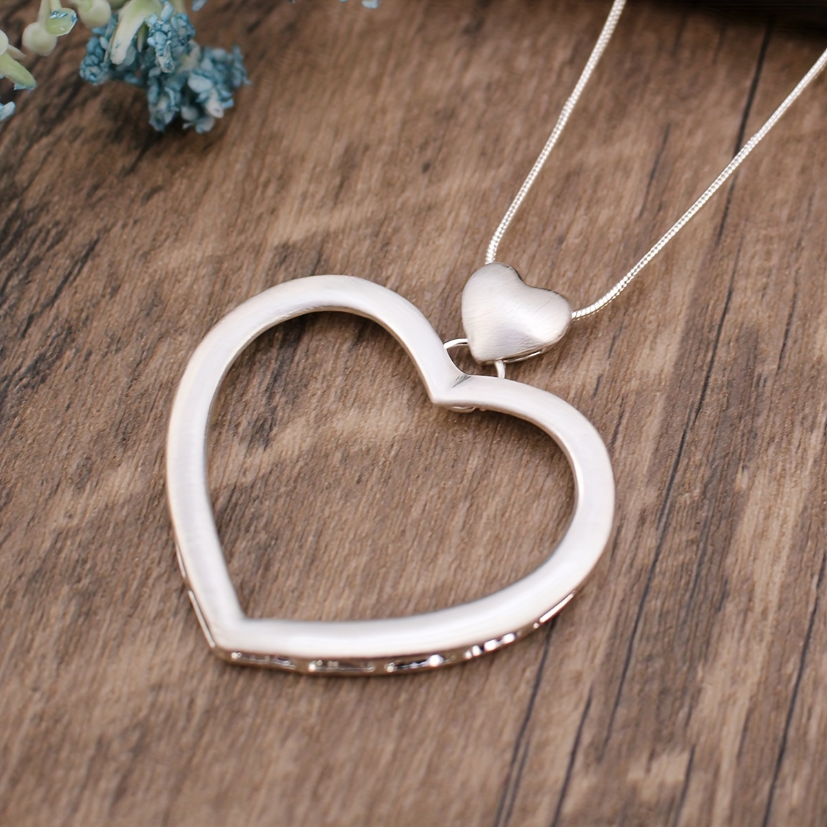 Heart Pendant Necklace for Women, Thanksgiving Gift