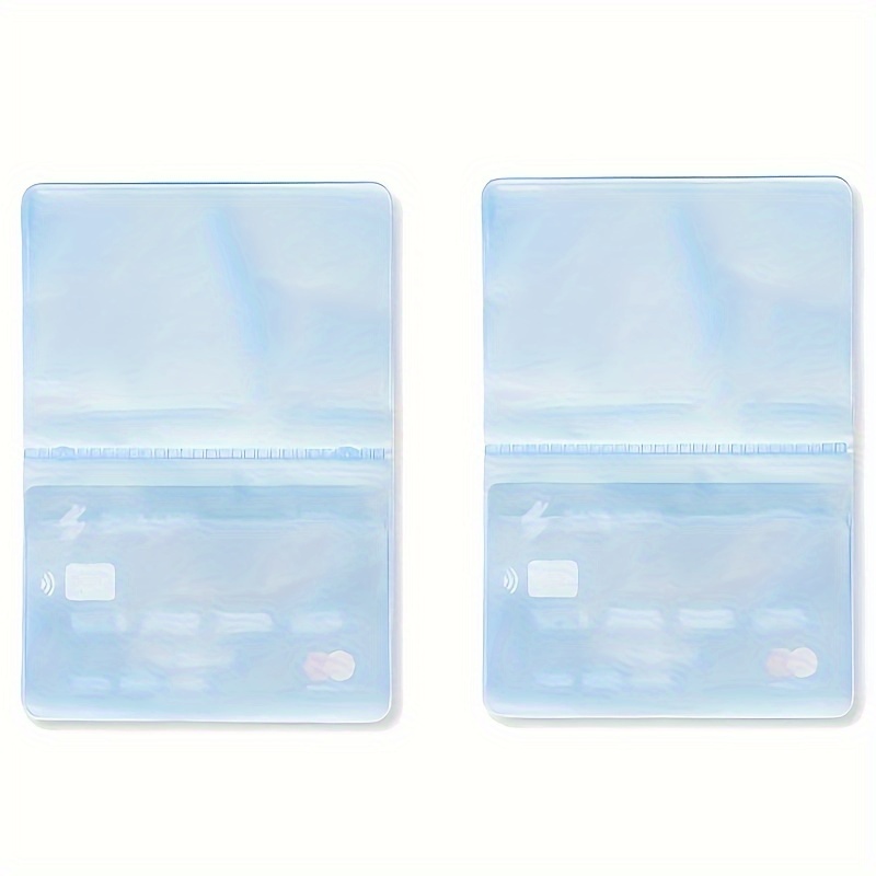 

2- Clear Pvc Sleeves, 10- Wallet Inserts For Debit, Insurance, And