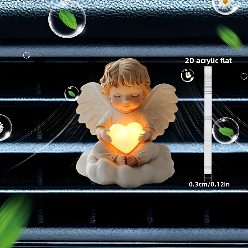 2D Flat, 2pcs with love angel