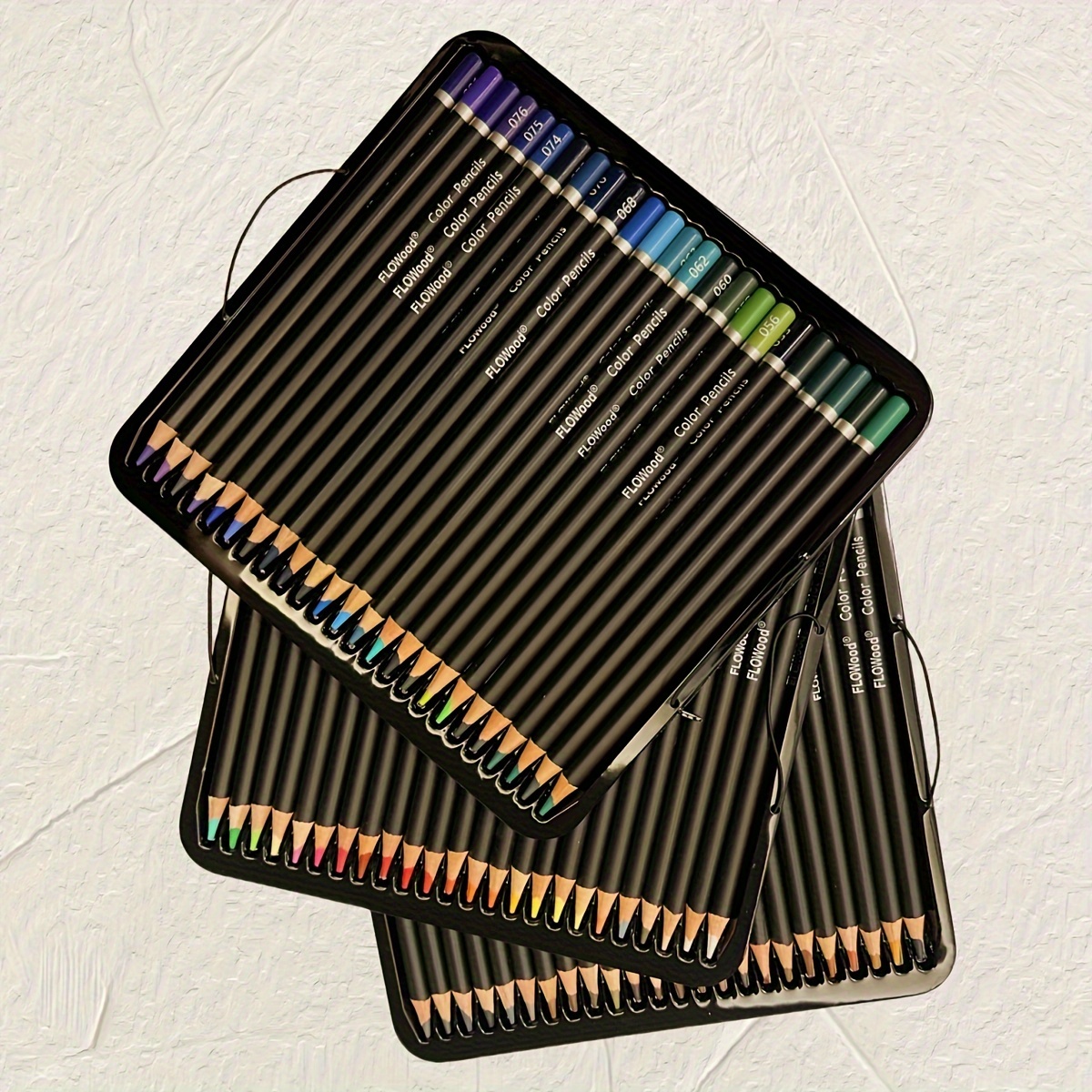 120 Professional Colored Pencils Set in Case for Sketching Drawing Art