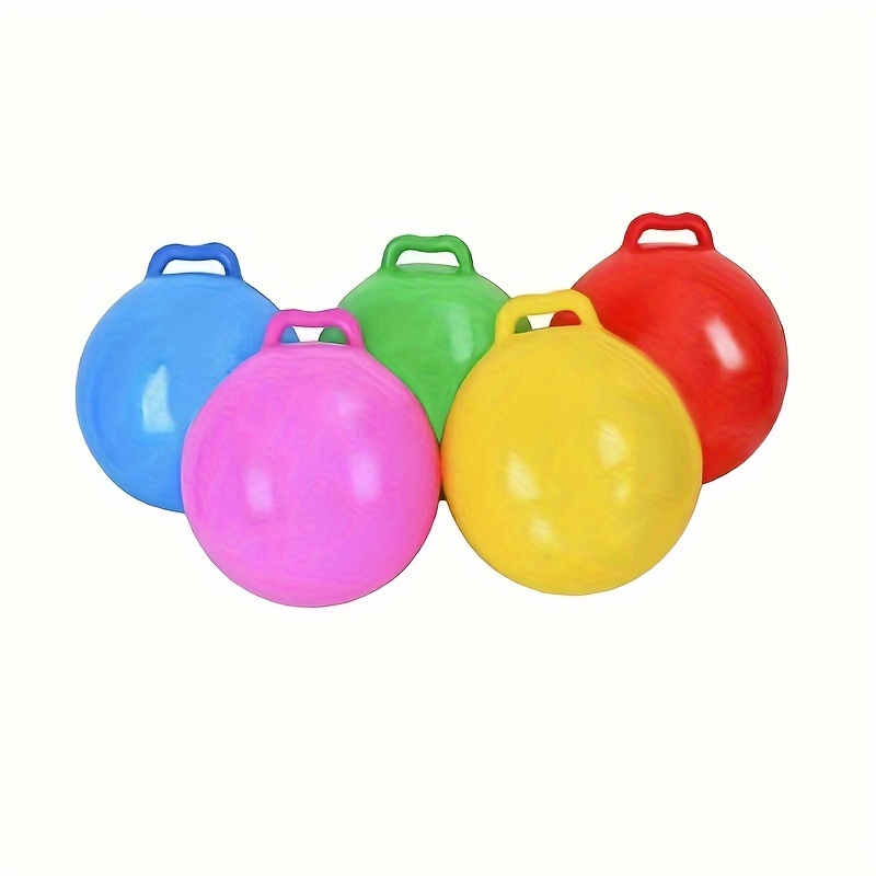 

Jumping Ball, Big Jumping Ball, 18-inch Sports Ball Bouncing Ball With Handle, Outdoor Sports School Game Practice (color And Pattern Random) Halloween Christmas Gift