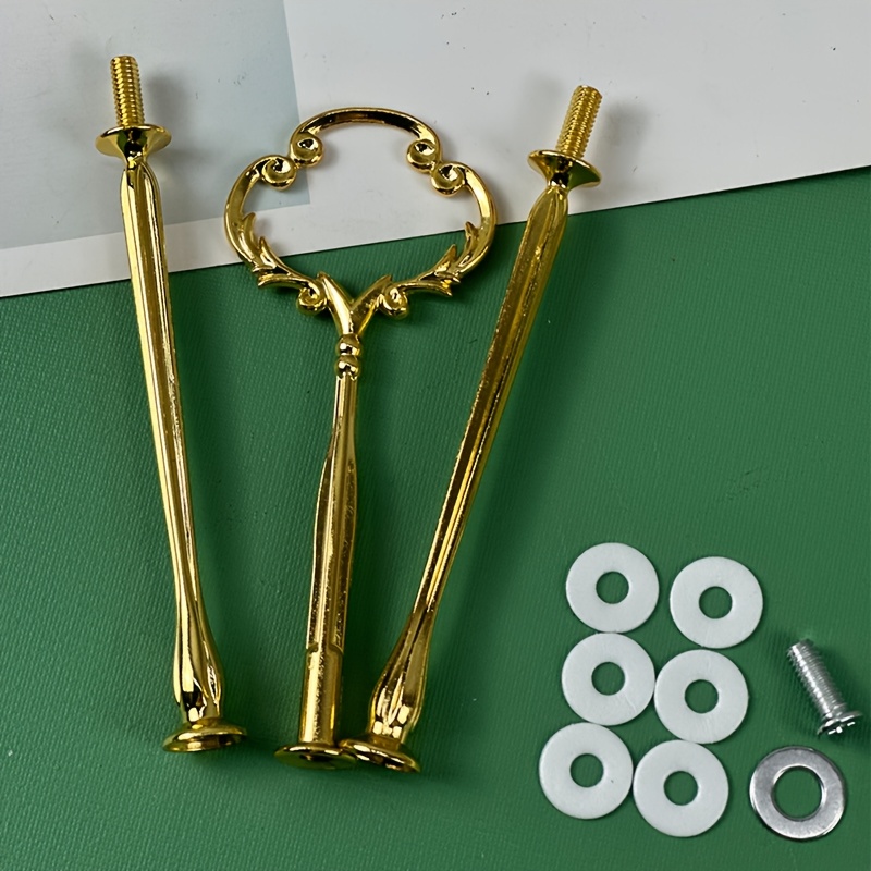 TEMU Alloy Multi Tier Sunflower Metal Stand Fitting Hardware Rod Stands For Displaying, Decorating Supplies, Party Decor, Decorative Stand, Stylish