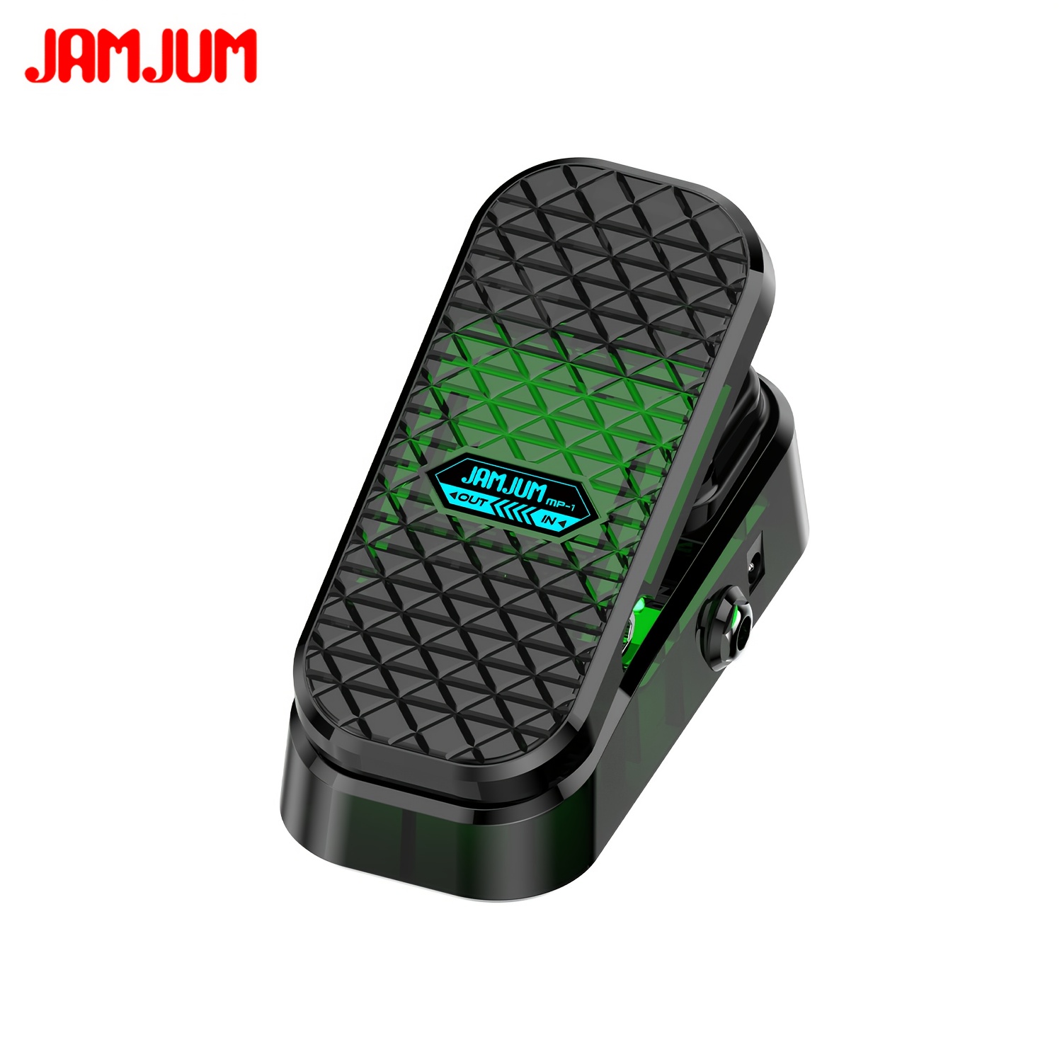 TEMU Jamjum Wah And Volume Pedal - Compact Dual Led Indicators, True Bypass, -powered (no Battery), Durable , Guitar Effects, Smooth Pedal, Guitar