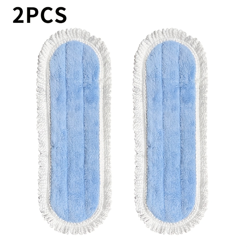 E-shop 2, Mopp Tuch Ersatz, Hoch saugfähiger Moppkopf, Waschbares Haushalt Mopp Pad, Nass- und Trockenreinigungstuch, Flachwischmopp Pad, Mopp Tuch,