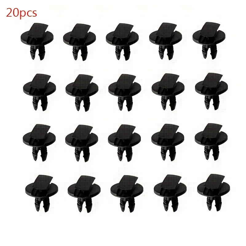 TEMU 20 piezas de Remaches Plásticos de 8mm para Parachoques, Clip Sujeta para 206 207 Citroen PSA, Pasadores Retenedores del de y Forro del